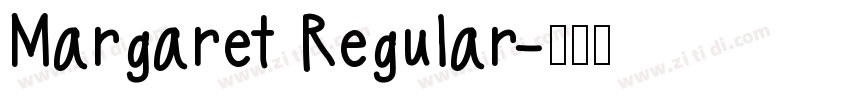 Margaret Regular字体转换